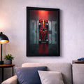 F1 Race Car Wall Poster Frame – A4 Size (21 × 29.7 cm) | Formula 1 Racing Art Print for Living Room, Bedroom & Office