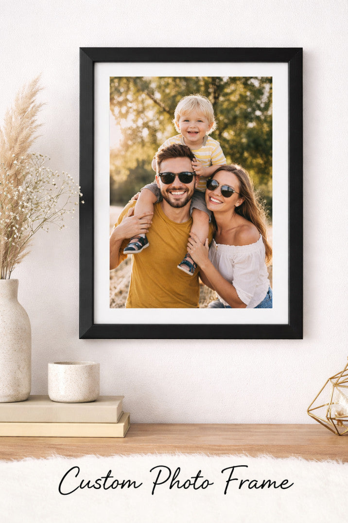 Custom A4 Photo Frame (21 × 29.7 cm) | Personalized Wall Frame with Your Photo