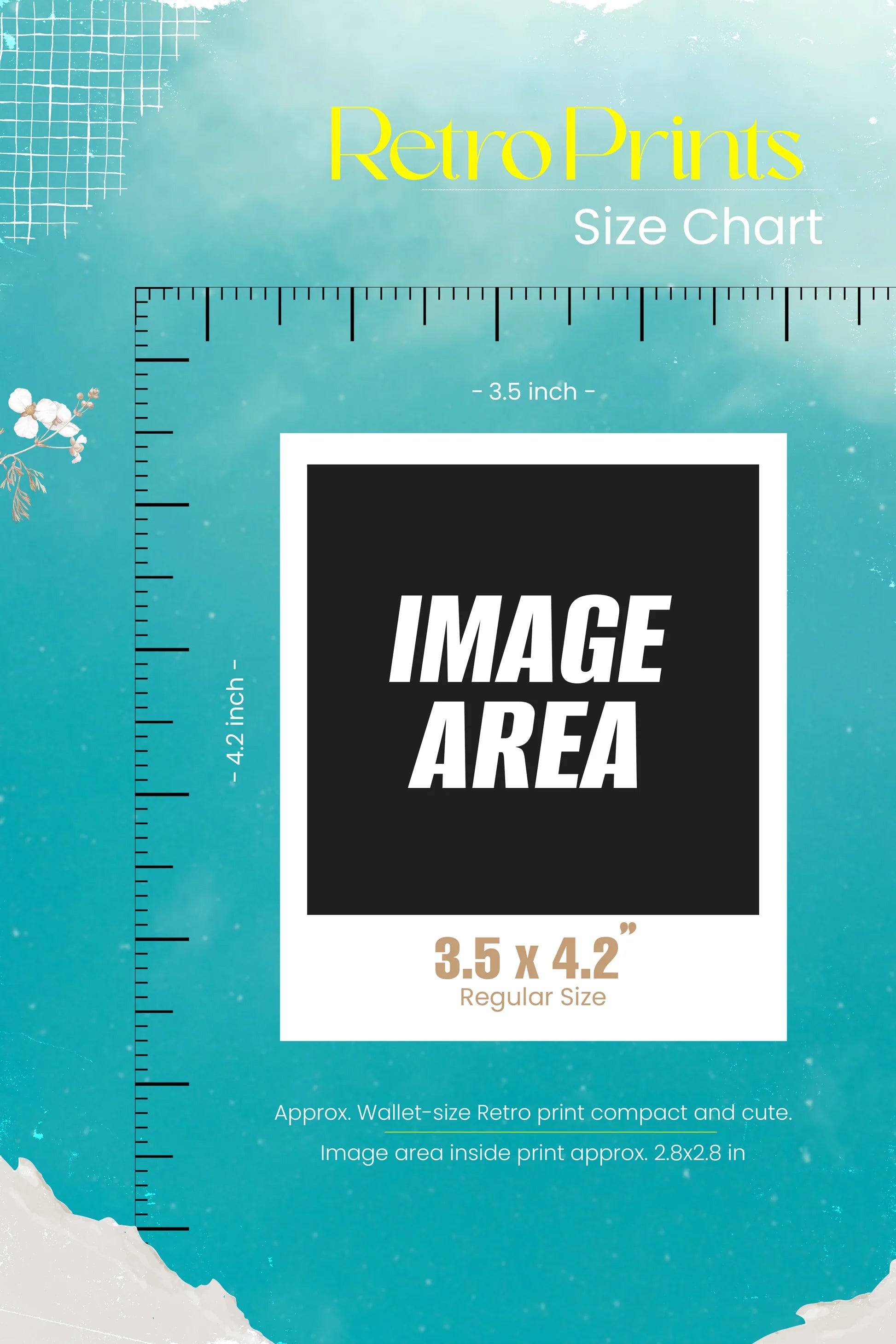 Retro Photo Prints 3.5 × 4.2 & A6 – Vintage Polaroid-Style Prints for Memories, Gifting & Wall Decor