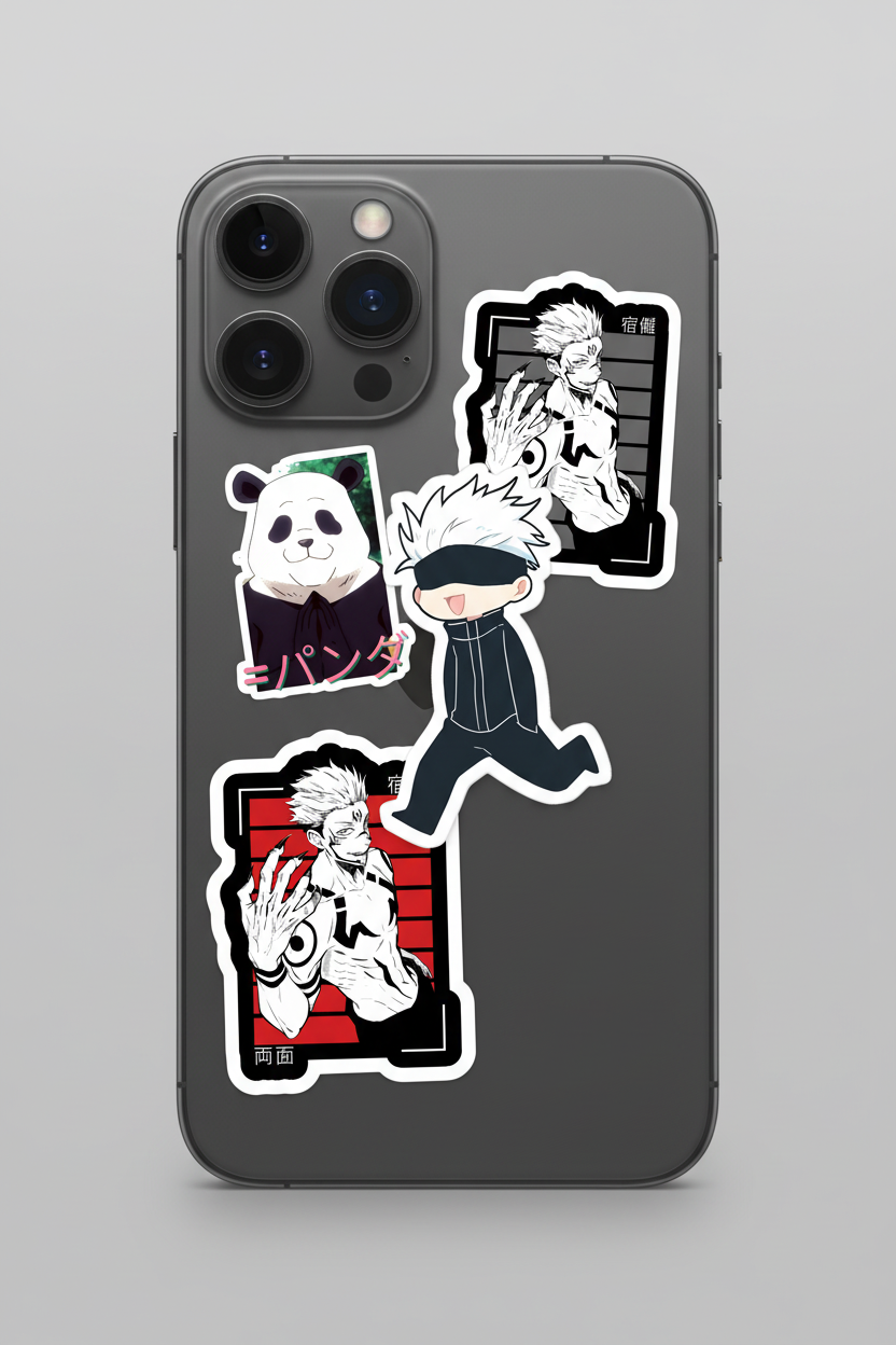 Smartphone sticker mockup product photo