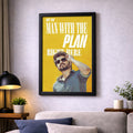 Vijay Thalapathy Cool A4 Poster Frame – Stylish Tamil Actor Wall Art for Living Room, Hall & Fan Collection